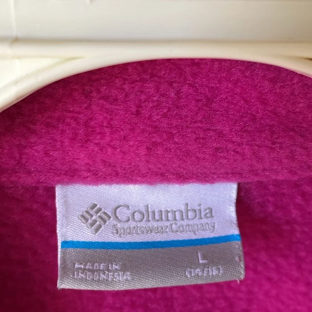 Columbia Big Kids Large 14-16 Full Zip Jacket Fleece